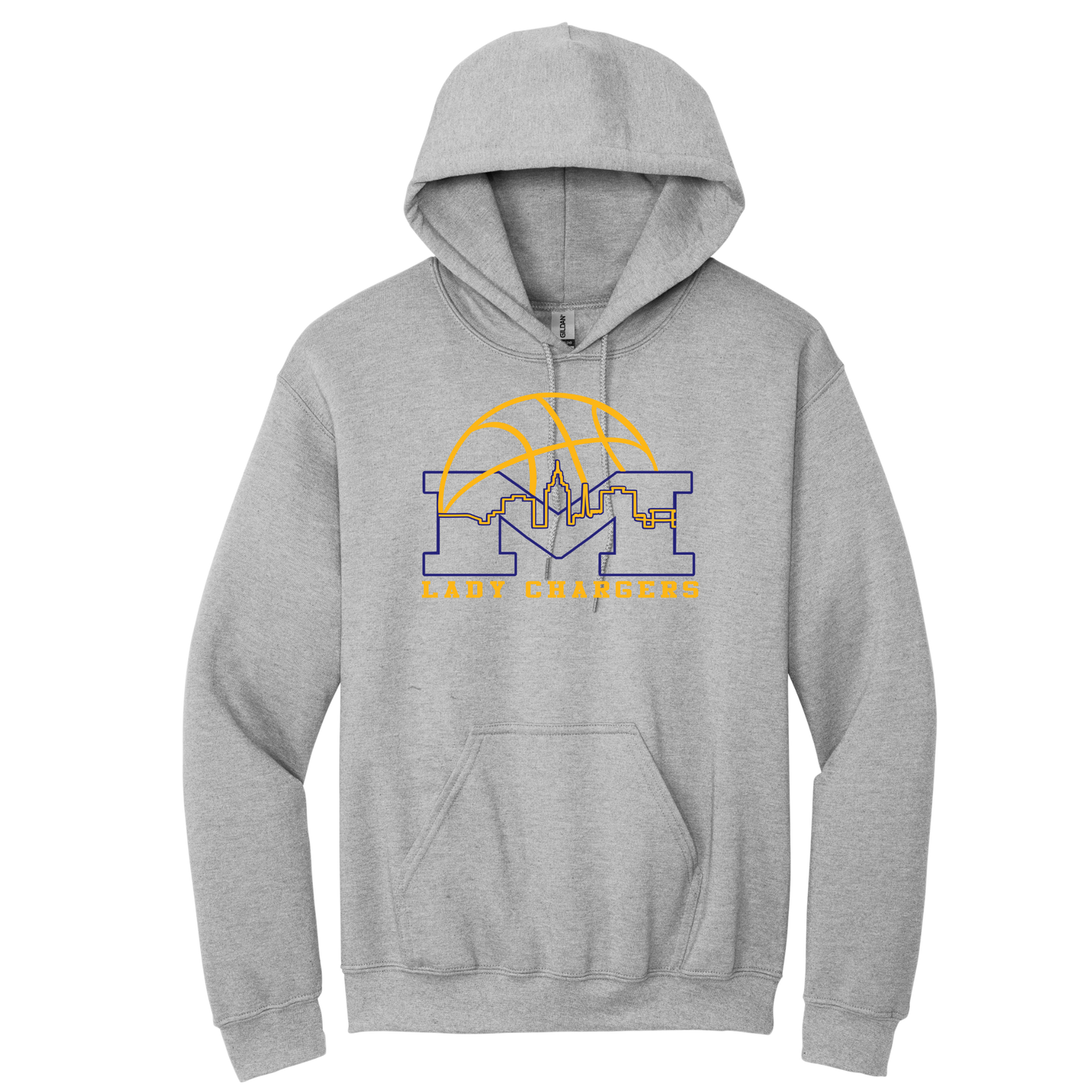 Lady Chargers Capital Gray Fanwear **AVAILABLE in LONG SLEEVE/SWEATSHIRT/HOODIE**